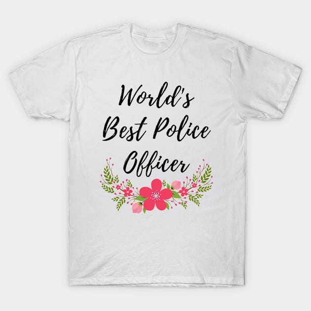 Police officer T-Shirt by Mdath